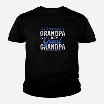 Mens I Am A Great Grandpa Fathers Day Gifts For Men Kid T-Shirt - Seseable