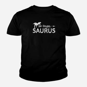 Mens Papasaurus Shirt Papa Saurus Matching Family Dinosaur Dad Kid T-Shirt - Seseable