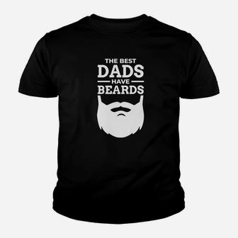 Mens The Best Dads Have Beards Gift For Fathers Kid T-Shirt - Seseable