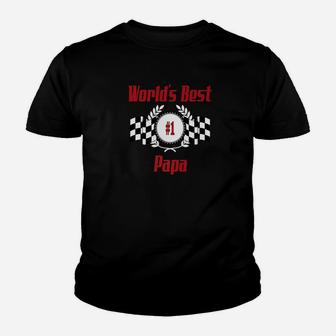 Mens Worlds Best Papa Best Papa Ever Gifts Kid T-Shirt - Seseable