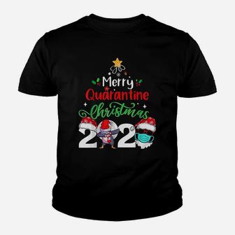 Merry Christmas 2020 Penguin Wearing Face Kid T-Shirt - Seseable