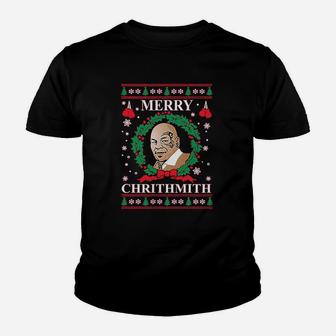 Merry Chrithmith Ugly Christmas Kid T-Shirt - Seseable