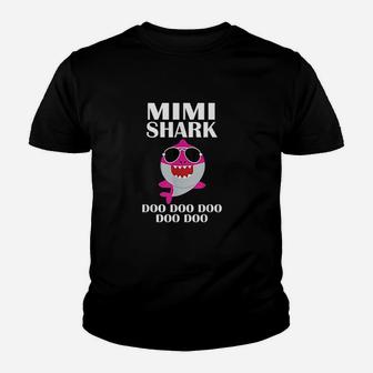 Mimi Shark Doo Doo Funny Mothers Day Mimi Christmas Kid T-Shirt - Seseable
