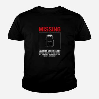 Missing 10mm Socket, Funny Mechanic Machinist Kid T-Shirt - Seseable