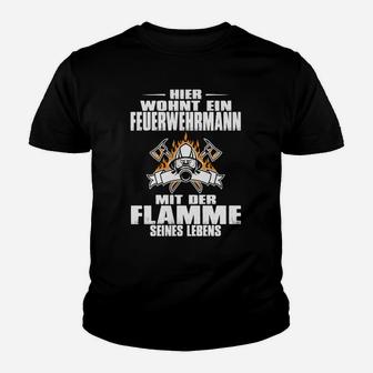 Mit Der Flamme Seines Lebens Kinder T-Shirt - Seseable