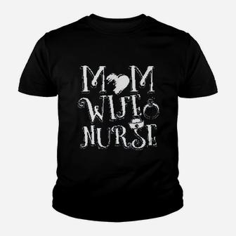 Mom Wife Nurse Great Moms Day Gift Kid T-Shirt - Seseable