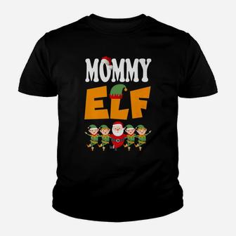 Mommy Elf Christmas Family Matching Chirstmas Gifts Kid T-Shirt - Seseable