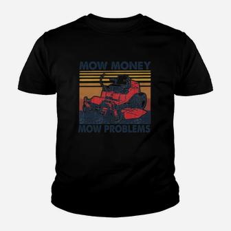 Mow Money Mow Problems Vintage Kid T-Shirt - Seseable