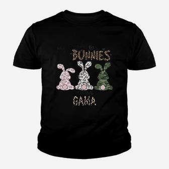 My Favorite Bunnies Call Me Gama Lovely Family Gift For Women Kid T-Shirt - Seseable