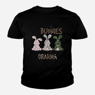My Favorite Bunnies Call Me Granma Lovely Family Gift For Women Kid T-Shirt - Seseable