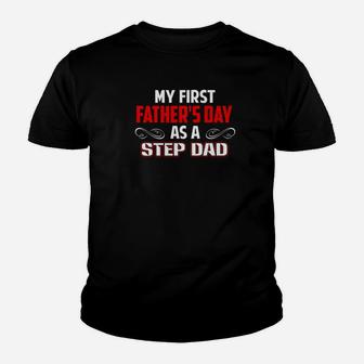 My First Fathers Day As A Step Dad Fathers Day Premium Kid T-Shirt - Seseable
