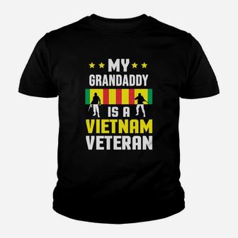 My Grandaddy Is A Vietnam Veteran Proud National Vietnam War Veterans Day Kid T-Shirt - Seseable