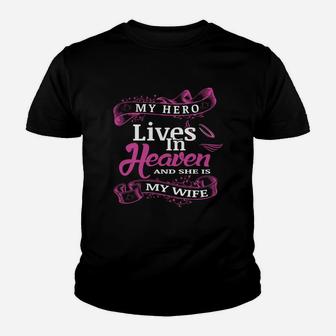 My Hero Wife In Heaven Kid T-Shirt - Seseable