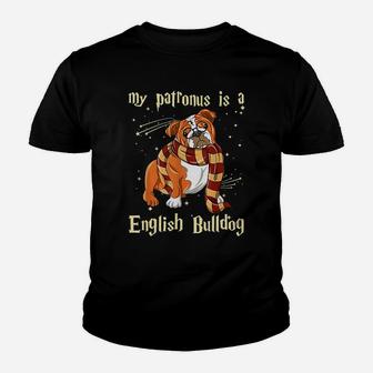My Patronus Is A English Bulldog Kid T-Shirt - Seseable