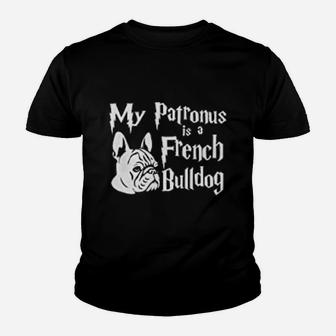 My Patronus Is A French Bulldog Frenchhellip Classic Kid T-Shirt - Seseable