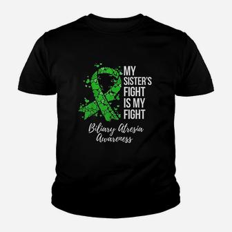 My Sisters Fight Is My Fight Biliary Atresia Awareness Kid T-Shirt - Seseable