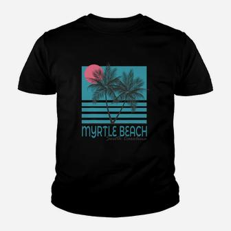 Myrtle Beach South Carolina Vintage Souvenirs Kid T-Shirt - Seseable