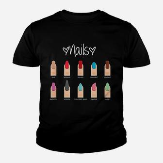 Nail Lady Boss Store How Do You Want Your Nails Nail Tech Kid T-Shirt - Seseable