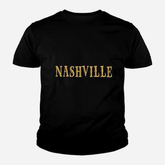 Nashville Tennessee Retro Vintage Travel Graphic Kid T-Shirt - Seseable