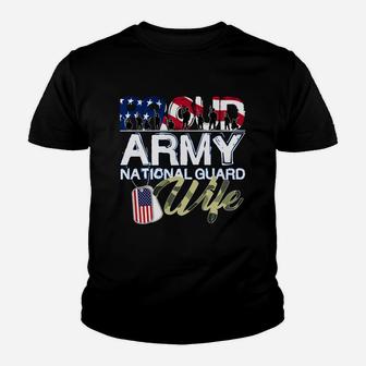 National Freedom Day Proud Army National Guard Wife Kid T-Shirt - Seseable