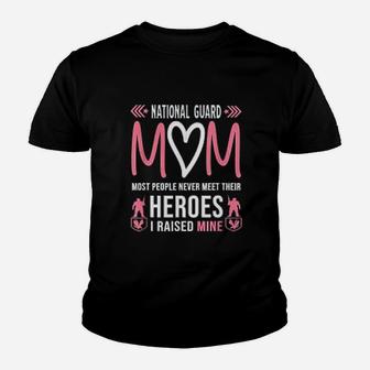 National Guard Mom Army Heroes Gifts Military Family Kid T-Shirt - Seseable