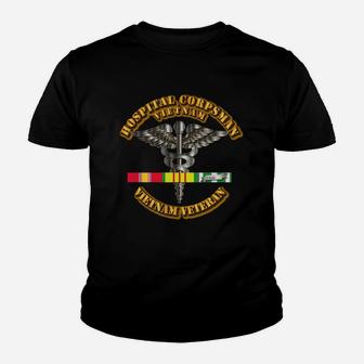 Navy-hospital-corpsman-w-vietnam-svc-ribbons Kid T-Shirt - Seseable
