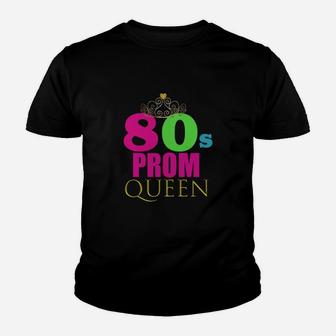 Neon 80s Prom Queen Retro Party Shirt Outfit Gift Idea Kid T-Shirt - Seseable