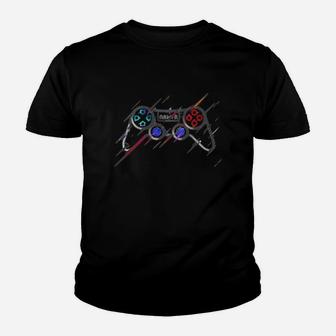 Neon Shirts - Game Controller Shirts Kid T-Shirt - Seseable