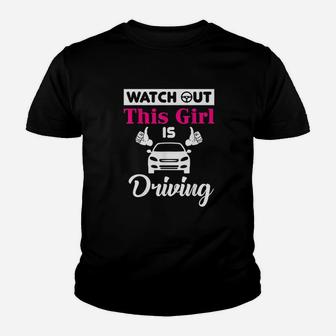 New Driver Gifts Funny For Teen Girls And Boys Student Kid T-Shirt - Seseable