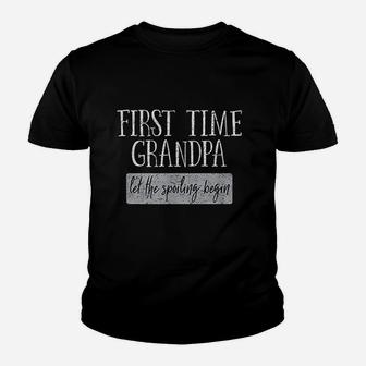 New Grandpa First Time Grandfather New Grandkids Kid T-Shirt - Seseable