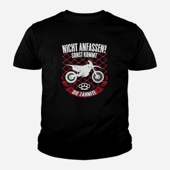 Nicht Anfassen Motocross Kinder T-Shirt - Seseable