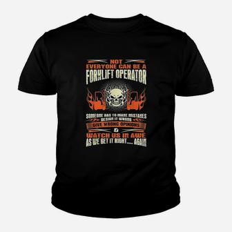 Not Everyone Can Be A Forklift Operator Profession Kid T-Shirt - Seseable