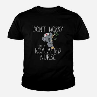 Nurse Gifts Koala Koalafied Nursing Kid T-Shirt - Seseable