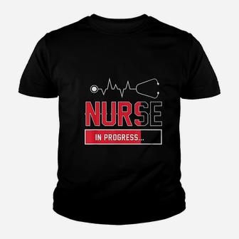 Nurse In Progress In Training Student Kid T-Shirt - Seseable