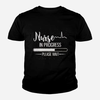 Nurse In Progress Please Wait Kid T-Shirt - Seseable