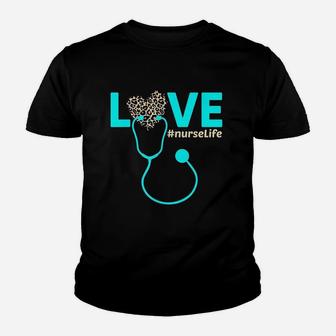 Nurse Life Love, funny nursing gifts Kid T-Shirt - Seseable