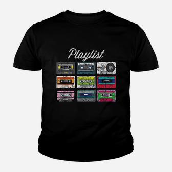 Old School Hip Hop Dj Mixtape Vintage Retro Cassette Kid T-Shirt - Seseable