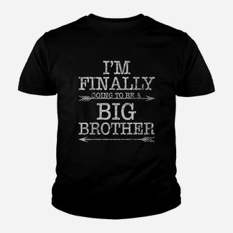 Older Brother Gift I Am Finally Going To Be A Big Brother Kid T-Shirt - Seseable