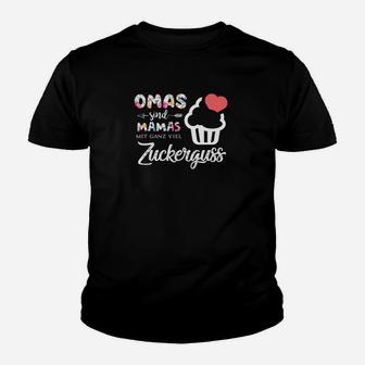 Omas Sind Mamas Mit Ganz Viel Zuckerguss Kinder T-Shirt - Seseable