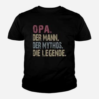 Opa Der Mann Der Mythos Die Legende Vintage Shirt Kid T-Shirt - Seseable