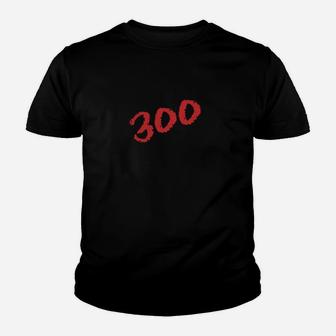 Optimierter Produkttitel: Schwarzes 300 Nummern Kinder Tshirt in Rot, Klassisches Design - Seseable