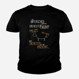 Orchester Vs Kuh Für Dirigenten Kinder T-Shirt - Seseable