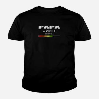 Papa 2021 Loading Kinder Tshirt für werdende Väter, Witziges Design - Seseable