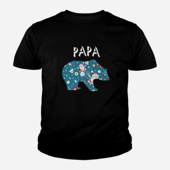 Papa Bear Christmas Matching Family Christmas Gifts Kid T-Shirt - Seseable