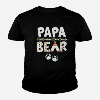 Papa Bear Dad Fathers Day Love, best christmas gifts for dad Kid T-Shirt - Seseable
