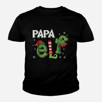 Papa Elf Christmas Family Kid T-Shirt - Seseable