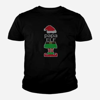 Papa Elf Christmas Shirt Kid T-Shirt - Seseable