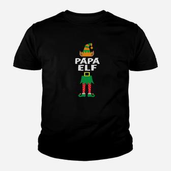 Papa Elf Matching Family Christmas Costume Fun Gift Kid T-Shirt - Seseable