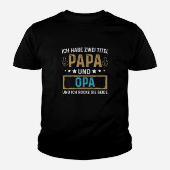 Papa & Opa Kinder Tshirt - Perfekt für Familienstolz - Seseable