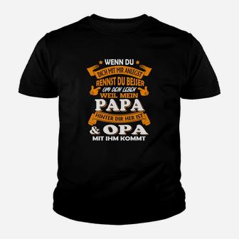 Papa Opa Mit Ihm Kommt Kinder T-Shirt - Seseable